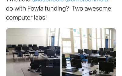 1/19/18 – What did Emerson Middle School do with FOWLA Funding?